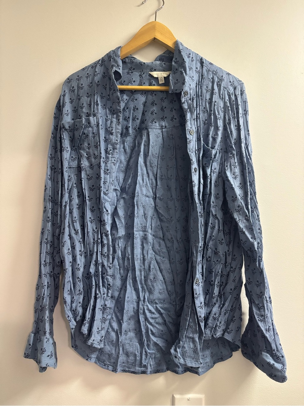 Lucky Brand Blue Buttonup